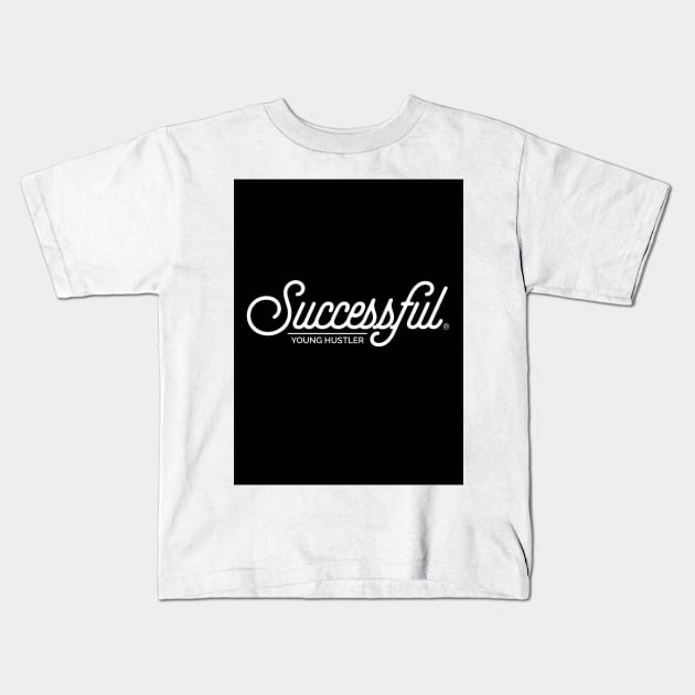 Successful Young Hustler Kids T-Shirt by philjhunt